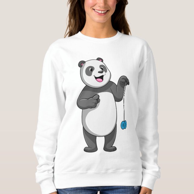 Camiseta Panda com Yo-yo (Frente)