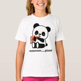 Camiseta PANDA COMENDO PIZZA - fofo