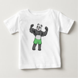 Camiseta Panda como construtor de bases em Bodybuilding