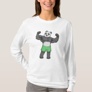 Camiseta Panda como construtor de bases em Bodybuilding