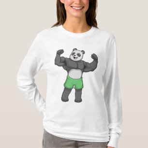 Camiseta Panda como construtor de bases em Bodybuilding