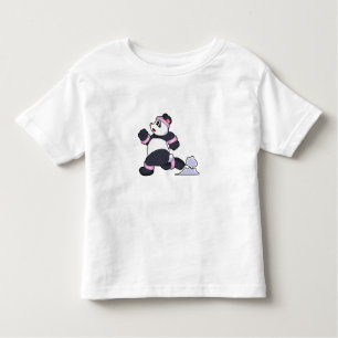 Camiseta Panda como corredor na corrida