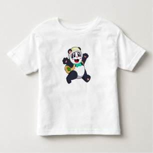 Camiseta Panda como Estudante