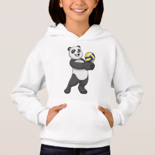 Camiseta Panda como jogador de voleibol