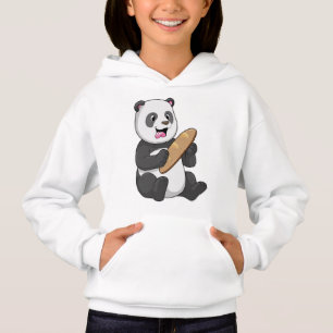 Camiseta Panda como padeiro com pão