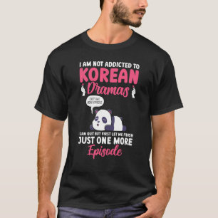 Camiseta Panda Coreano Drama Love K Pop Finger Heart Kdrama