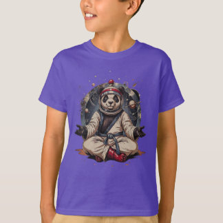 Camiseta Panda Cósmica: Resfriar antes de combater