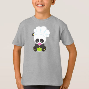 Camiseta Panda cozinhar, Panda Bajuladora, Panda com Rosqui