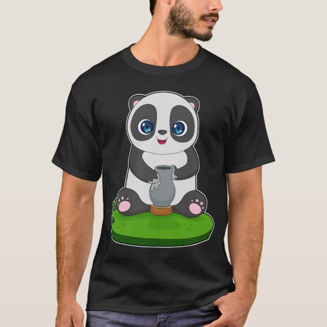 Camiseta Panda Craftsman Jar (Frente)