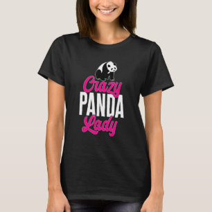Camiseta Panda Crazy Panda Lady