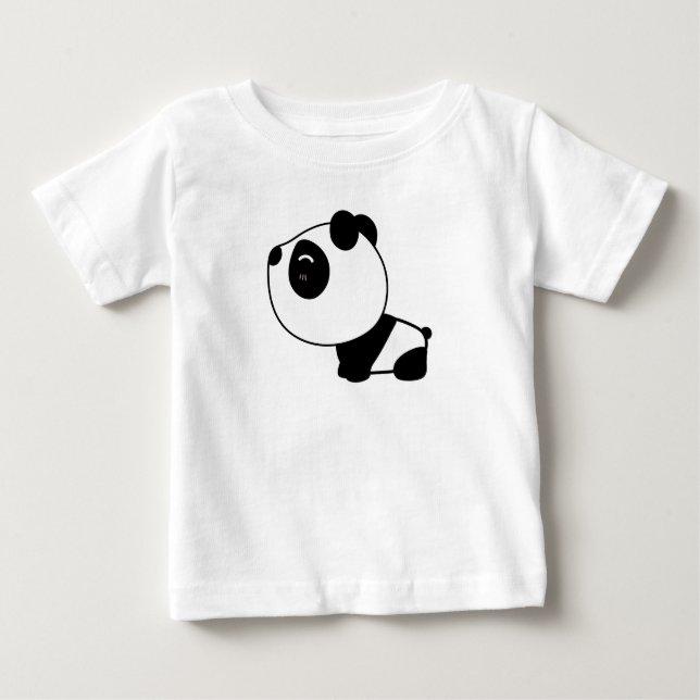 Camiseta Panda Criança bonita (Frente)
