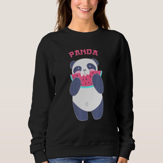 Camiseta Panda Cute Panda Panda Bear Heart Melon (Frente)