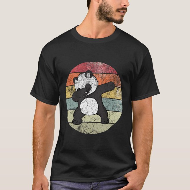 Camiseta Panda Dabbing, Panda Divertido (Frente)