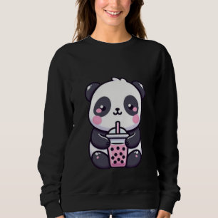 Camiseta Panda de Desenho Animado Fofo e Relaxado – Panda K