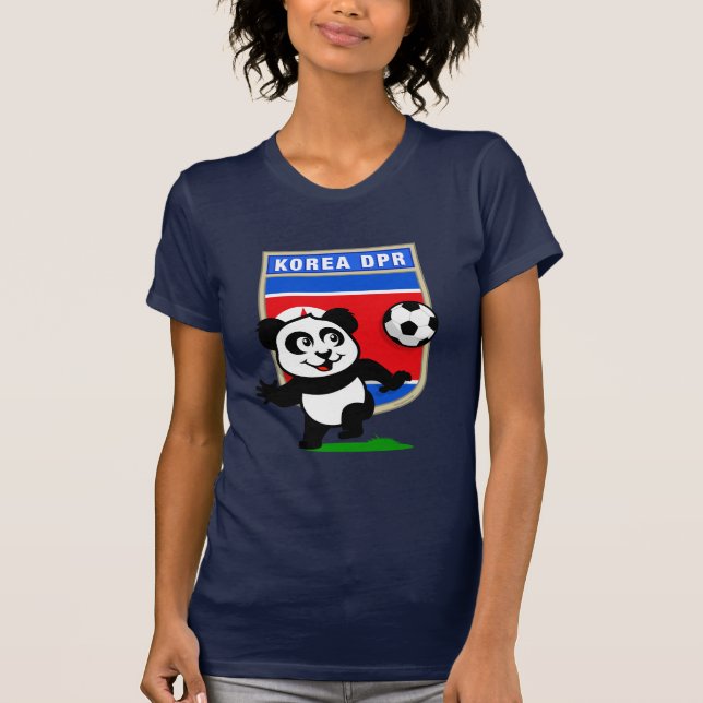Camiseta Panda de Futebol da Coreia do Norte (Frente)