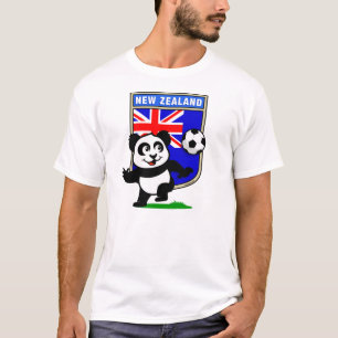 Camiseta Panda de Futebol da Nova Zelândia (camisas leves)