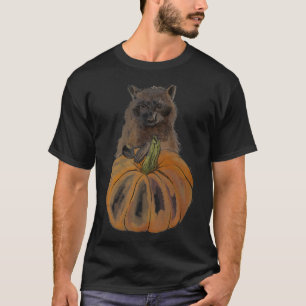 Camiseta Panda de lixo de guaxinim em queda livre com bomba