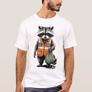 Camiseta Panda de Lixo - Trabalhador do Conselho