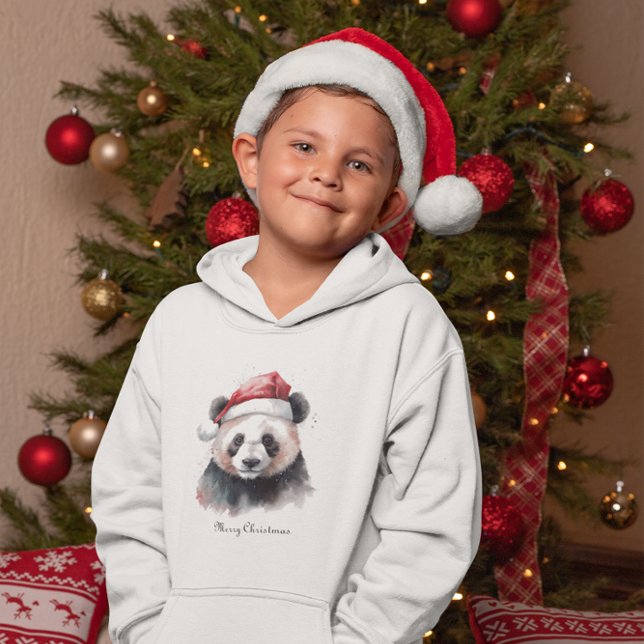 Camiseta Panda de Natal, personalizável (Criador carregado)