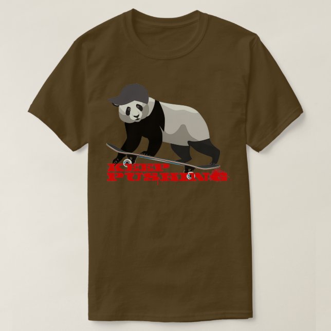 Camiseta Panda de Skate (Frente do Design)