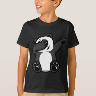 Camiseta Panda de toque ligeiro dos animais