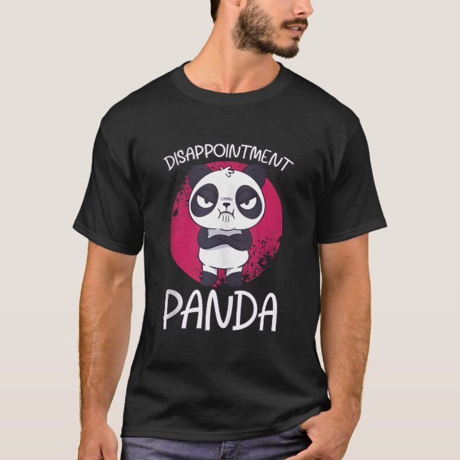 Camiseta Panda Desapontado Panda Selvagem (Frente)