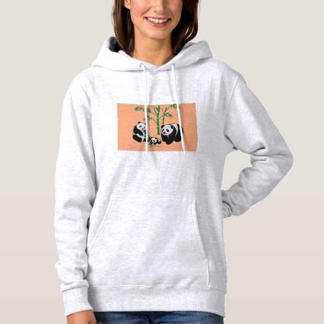 Camiseta Panda design Hoodie (Frente)