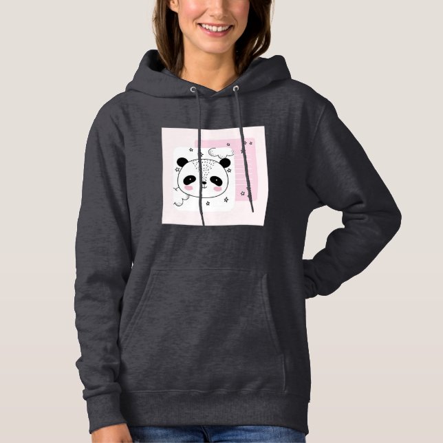 Camiseta Panda design Hoodie (Frente)