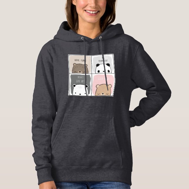 Camiseta Panda design Hoodie (Frente)