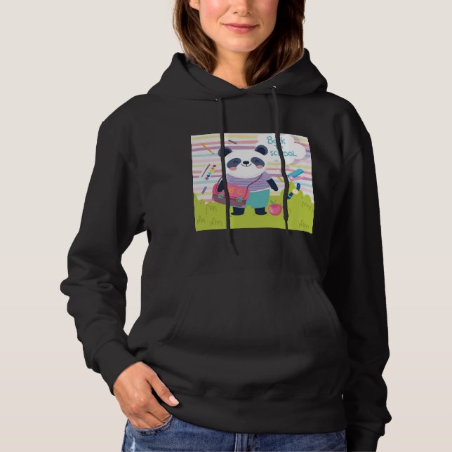 Camiseta Panda Design Hoodie (Frente)