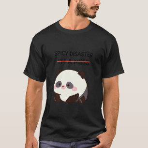 Camiseta Panda Divertido Meme Kawaii Humor Sarcástico Mulhe