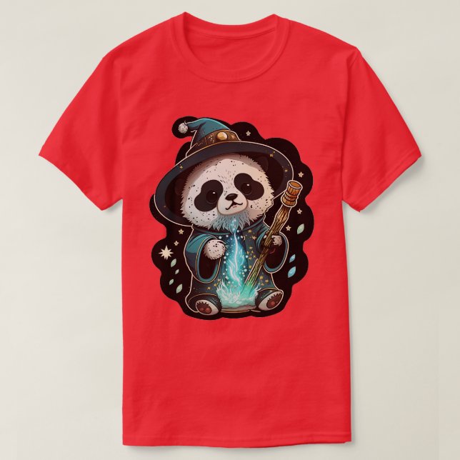 Camiseta Panda do Assistente em Cubo (Frente do Design)