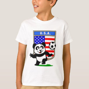 Camiseta Panda do futebol dos EUA