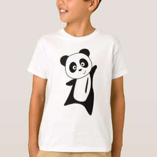 Camiseta Panda Doce Para Crianças E Amantes de os animais