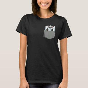 Camiseta Panda dorme Panda no bolso