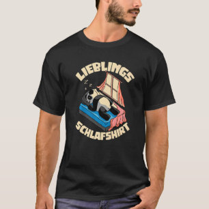 Camiseta Panda Dormindo Coma Repetir Diversão Sonora
