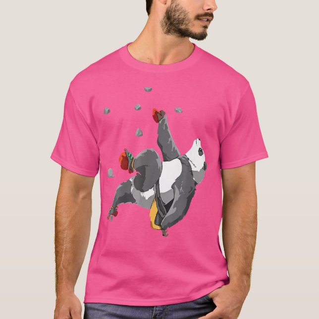 Camiseta Panda Escalada Bouldering (Frente)