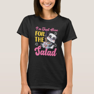 Camiseta Panda, estou aqui para a Salada das Meninas