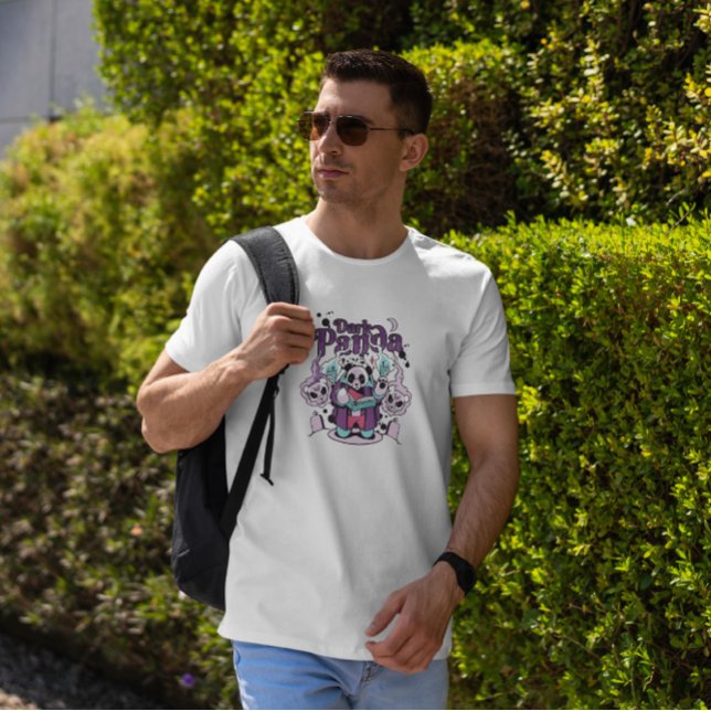 Camiseta Panda Farmer Cartoon (Criador carregado)