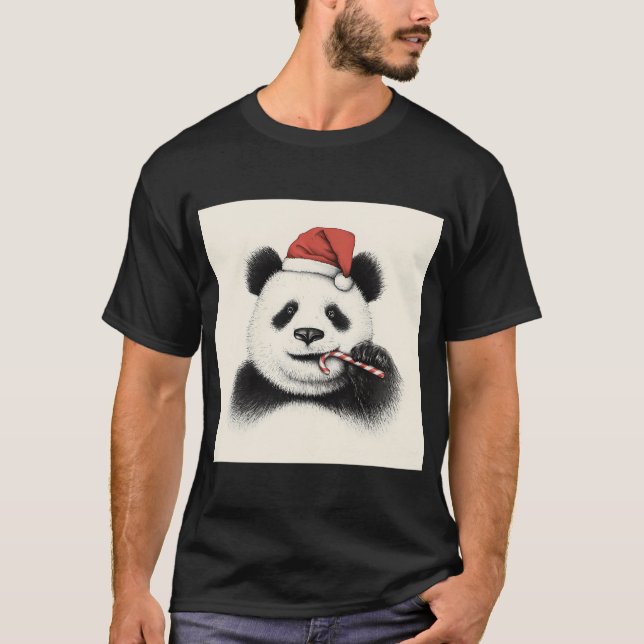 Camiseta Panda Festivo (Frente)