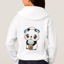 Panda Fofo com Chá de Bolhas