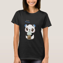 Panda Fofo com Chá de Bolhas