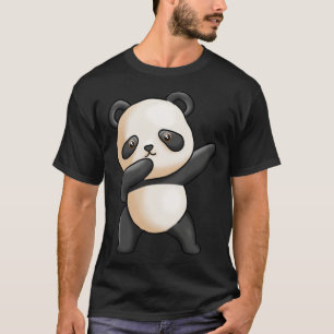 Camiseta Panda Fofo Dabbing Panda Fofinho Animal Urso Panda