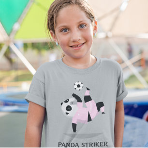 Camiseta Panda Futebol Delanteira Futebol Feminino 