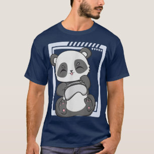 Camiseta Panda Gamer At Play Kawaii Bear Enviromentalist Zo