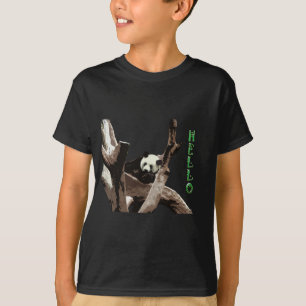Camiseta Panda gigante em uma fotografia de zoológico de an