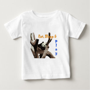 Camiseta Panda gigante em uma fotografia de zoológico de an