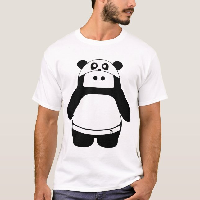 Camiseta Panda gorda de Ninja (Frente)