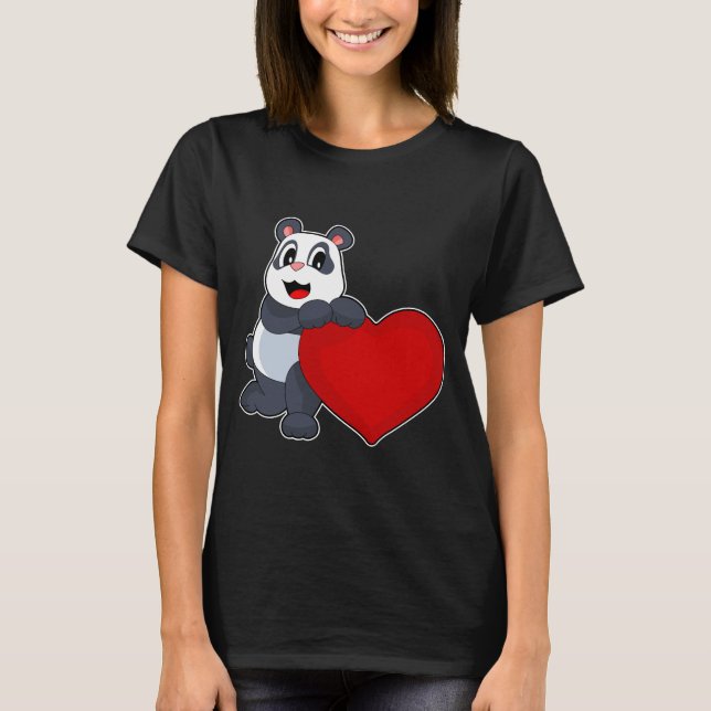 Camiseta Panda Heart (Frente)