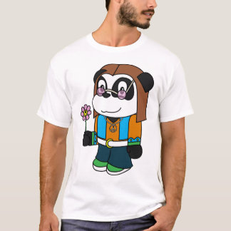 Camiseta Panda - Hippie